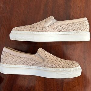 WOMENS M GEMI ( Made in ITALY CERCHIO LEATHER SLIP ONS